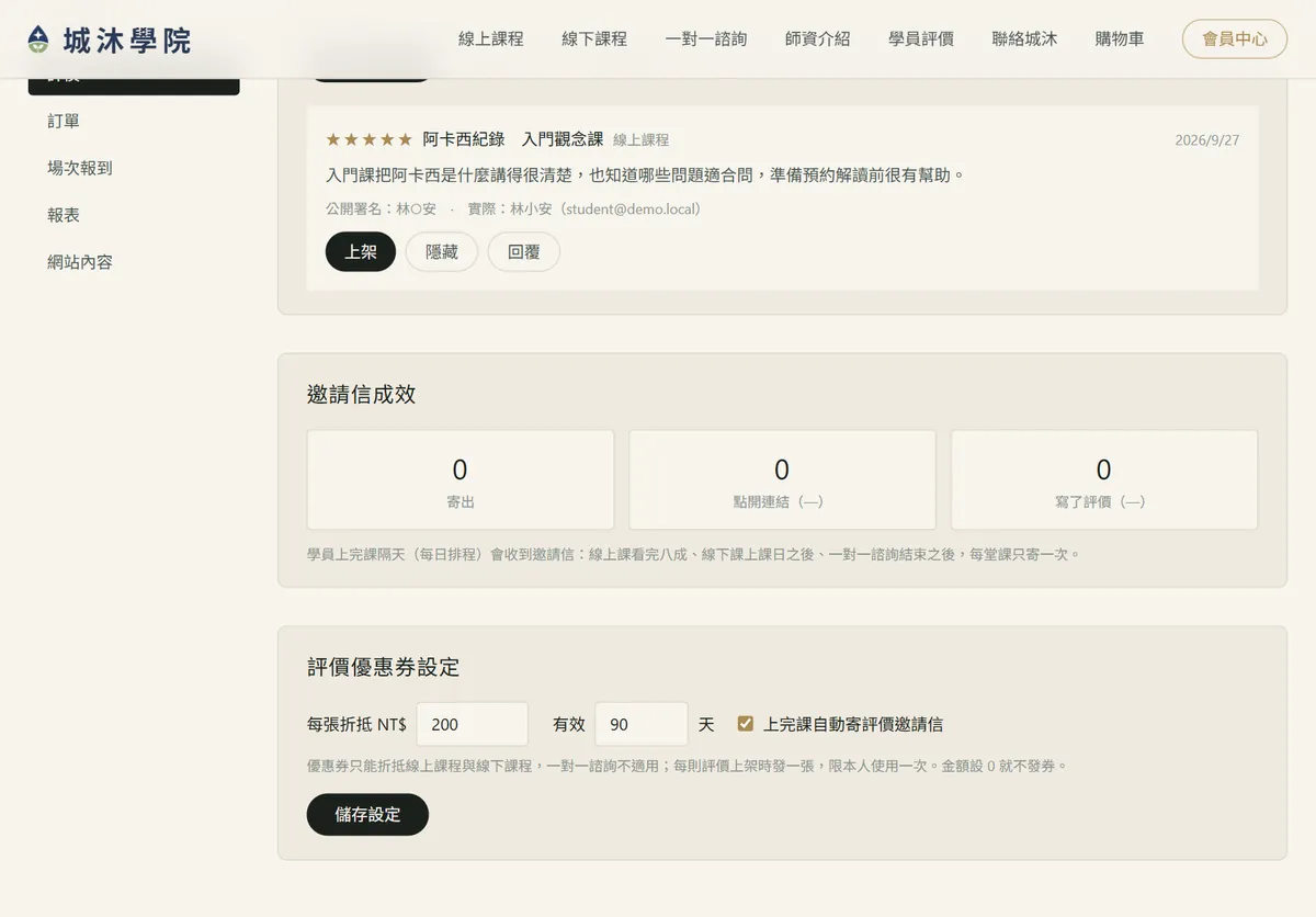 評價審核
